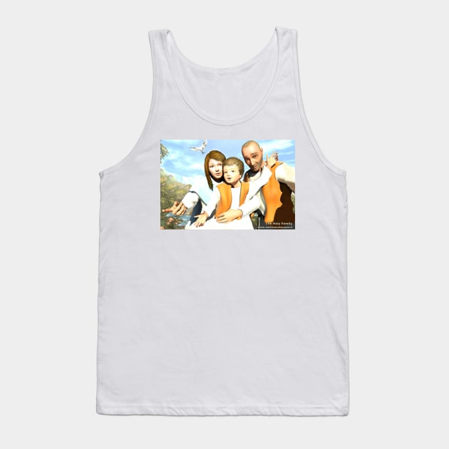 The Holy Family Tank Top by Andrea Matarazzo